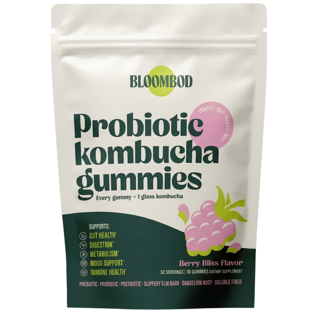 BloomBod Probiotic Kombucha Gummies (Shop Direct)