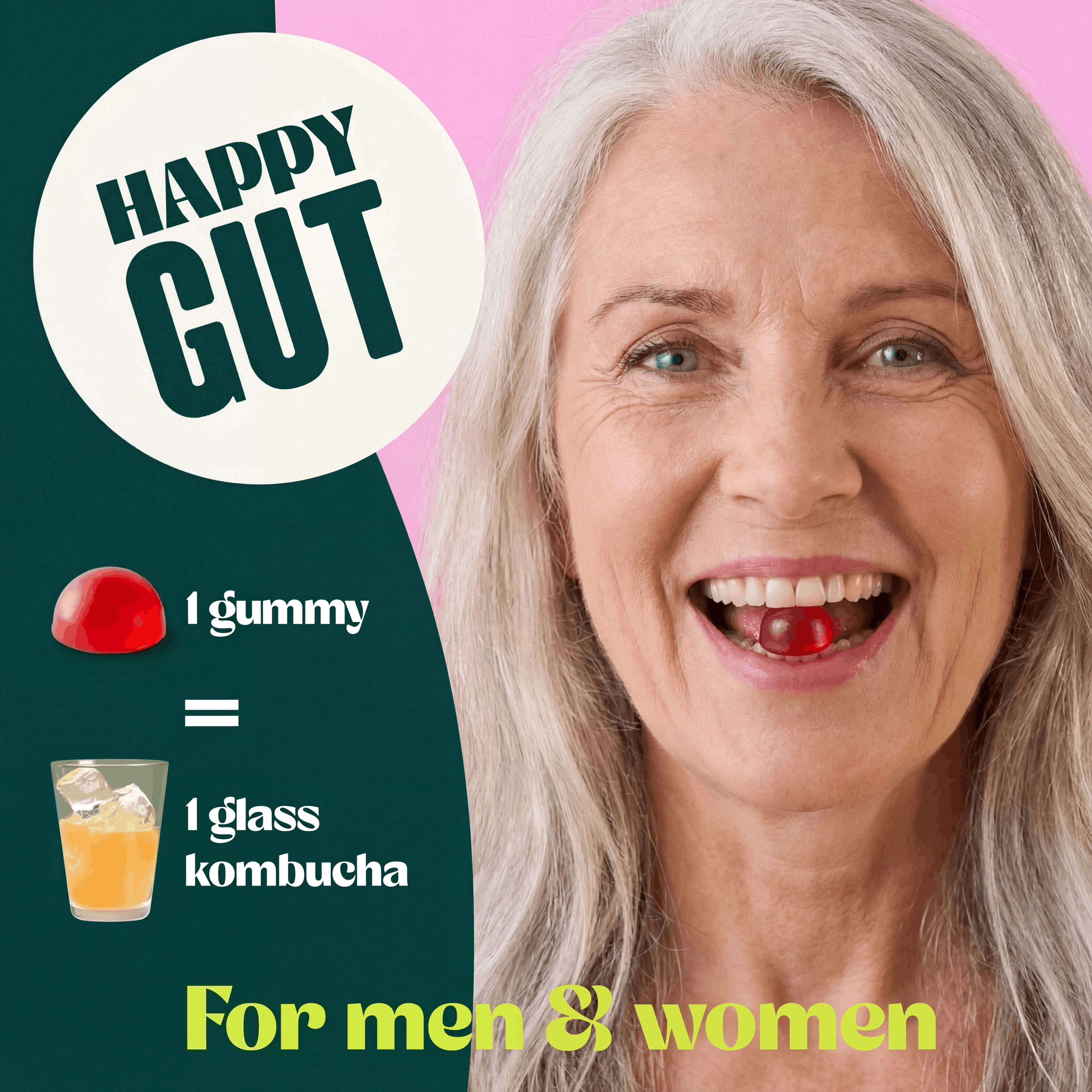 BloomBod Probiotic Kombucha Gummies